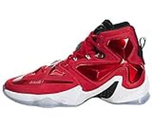 lot 59238 image: Nike Mens Lebron XIII Unvrsty RedWhiteBlkLsr Orng Basketball Shoe 12 Men US - Retail $120