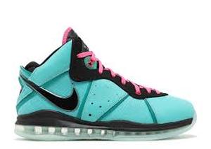 lot 53406 image: Nike LeBron 8 South Beach sneakers - 13  - Retail $0