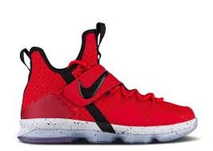 lot 53412 image: Nike LeBron 14 University Red basketball shoes - 12 - Retail $0