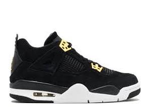 lot 59221 image: Nike Air Jordan 4 IV Retro GS Royalty Metallic Gold 408452-032 Youth Size 6Y US - Retail $193