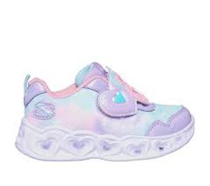 lot 59250 image: Skechers Heart Lights - Lovin Reflection sneakers - 9Y - Retail $0