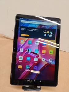 lot 1 image: Amazon Fire HD 10 Tablet with Stand