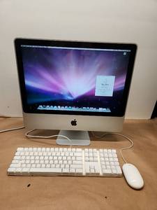 lot 24 image: Apple iMac Desktop Computer with Keyboard and Mouse