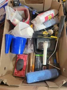 lot 20523 image: Mixed Painting and Decorating Supplies Bundle - Retail $15