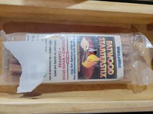 lot 20537 image: Fatwood Fire Starter Stix Wood Bundle - Retail $8