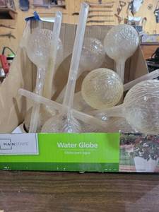 lot 20548 image: Mainstays Water Globe Plant Watering System Set of 11 - Retail $8