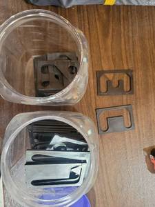 lot 20562 image: Plastic Letter Stencils Set with Storage Containers - Retail $15