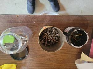 lot 20568 image: Mixed Hardware Lot with Screws, Nails and Drill Bits - Retail $15