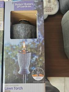 lot 20636 image: Better Homes & Gardens 3-in-1 Outdoor Lawn Torch - Retail $15