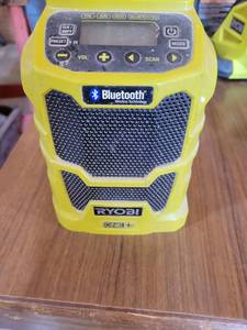 lot 20750 image: Ryobi ONE Bluetooth Wireless Radio with Digital Display - Retail $45