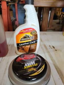 lot 20833 image: ArmorAll Leather Care Kit with Cleaner and Wax - Retail $15