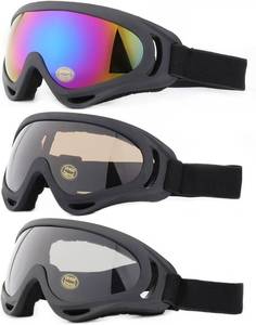 lot 7850 image: Ski Goggles, 3 Pack Snow Goggles for Men, Women, Kids & Youth, UV400 Protection for Skiing & Snowboarding