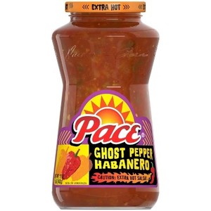 lot 8437 image: 2 Jars Pace Ghost Pepper Habanero Salsa - 16oz