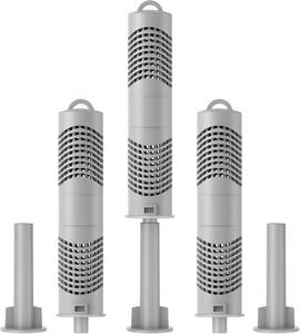 lot 8515 image: Hot Tub Silver Ion Cartridge Compatible with Freshwater Hot Springs Spa, 3 Gray Mineral Sticks Replacement for PN 80010 or 71325, Annual Supply Keeps Water Fresh & Clear
