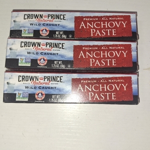 lot 8603 image: Crown Prince Anchovy Paste, 1.75 oz - Lot of Three