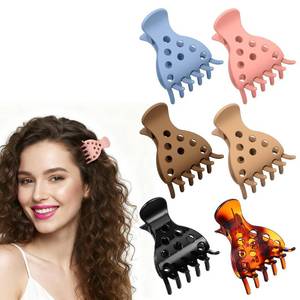 lot 8173 image: 6Pcs Root Lifting Hair Clips Curly Root Clips Colorful Volume Claw Clamps Hairs Lifting Clip Hairs Styling Accessories Natural hair Volume Tool for Women Thick Thin hair No Crease