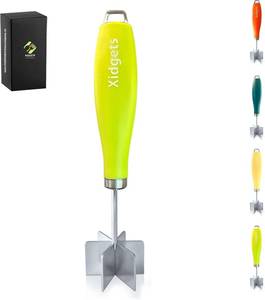 lot 8177 image: Heavy Duty, stainelss Steel modern meat chopper, pastry and crumble topping blender, fruit mascerator  Retro Modern  must have kitchen utensil, lightweight and versatile., Zippy Green