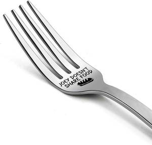 lot 8181 image: Joey Doesnt Share Food Dinner Fork,Friends Tv Show Merchandise,Friends Tv Fans Fork for Women,Men, Friends,Sister Birthday Christmas Graduation Thanksgiving Day Gifts