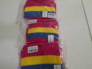 lot 8561 image: 3 Pack EMUST Cat Sweater, Cozy XS Dog Sweaters with Turtleneck, Stretchable Extra Small Dog Sweater for Fall & Winter, Pullover Christmas Sweaters for Cats, Yorkie, Chihuahuas, Pink, Yellow, and Blue Stripes. 2 Size Medium and 1 Size Small