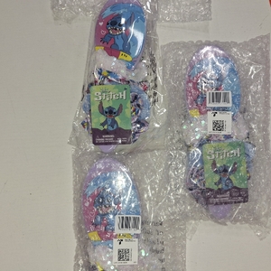 lot 8621 image: 3 Packs LUV HER Lilo & Stitch Hair Accessory 5 Pcs Set - 1 Regular 9 inch Stitch Hairbrush & 4 Scrunchies - Detangling Brush - Elastic Hair Ties Ropes for Girls, Ages 3