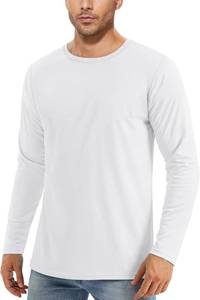 lot 8674 image: MAGCOMSEN Mens UPF 50 Shirts Long Sleeve UV Protection Quick Dry T-Shirt Rash Guard for Fishing Running Beach SIZE M
