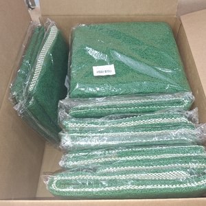 lot 8690 image: 14 Packs Hargiis Non-Slip Bathtub Mat, Anti Slip Shower Mat, Fast Drying Bathtub Mats, Foot Scrubber Mat, Anti Slip Mat for Tub, Floor, Bathroom, Kitchen, Home, Hotel (Dark Green 24 24)