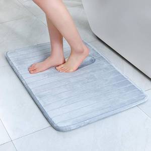 lot 8740 image: SWEMSTAR Bathroom Rugs Thick Memory Foam Bath Mat - Non-Slip, Quick Dry, Absorbent Washable Floor Microfiber Mat for Shower, Tub, Home Decor Accessories - 17x24