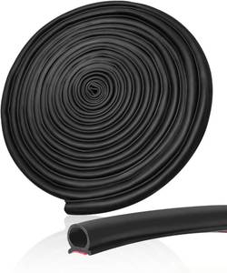 lot 8892 image: 18Ft D-Shape Car Door Rubber Seal Strip with Self-Adhesive, Rubber Edge Trim, Automotive Weather Striping Reduce Noise Water-Leaking for Cars Boats RVs Trucks and Home Applications