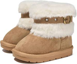 lot 9163 image: Newsonet Baby Snow Winter Boots Girls Boys Cold Weather Faux Fur Shoes Size 16130