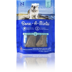 lot 9181 image: N-Bone  Bone-a-Mints  Dental Treat Mint Flavor SMALL 10ct 8.1 Oz