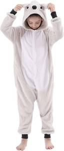 lot 9221 image: Animal Onesie Costume for Kids Halloween Costumes for Girls Boys Cosplay Outfit Koala 110