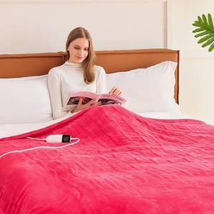 lot 9225 image: BOMOVA Heated Electric Blanket Full Size - 72 x 84 Heating Blanket with 10 Heating Levels & 8 Hours Auto Off, Warm Flannel Blanket, Christmas Birthday Gifts for Women