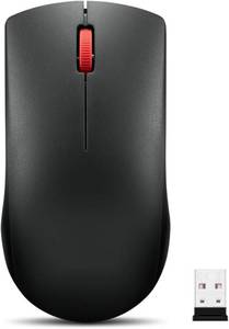 lot 9288 image: Lenovo Wireless Mouse (WL150) - 2.4G Nano USB-A Ambidextrous Ergonomic Mouse   3-Million Clicks, 1,000 DPI   Portable Compact Cordless Design - Computer & Laptop Accessories