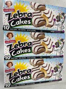 lot 9356 image: 3 Boxes Little Debbie Zebra Cakes - 10ct13oz