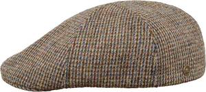 lot 9422 image: Sterkowski Rusty  Harris Tweed Flat Cap for Men and Women  Classic 6 Panel Warm Breathable Duckbill