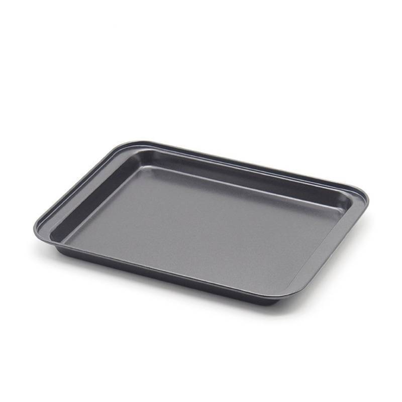 lot 55616 image: Small Baking Sheets Nonstick Set (9.5inch X 7.1inch)- SS&CC 8 Inch Nonstick Sheet Pan Set for Baking, Carbon Steel Baking Pans Cookie Sheets - Retail $10