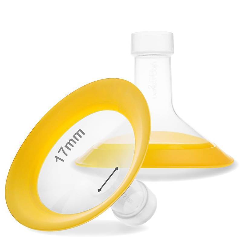 lot 15592 image: 17mm Oval Flanges Compatible with Medela Breast Pump Parts Replace 17mm Medela Flange Accessories. Work with Pump in Style Parts Symphony Parts Swing Maxi Harmony and Personalfit Flex - Retail $15