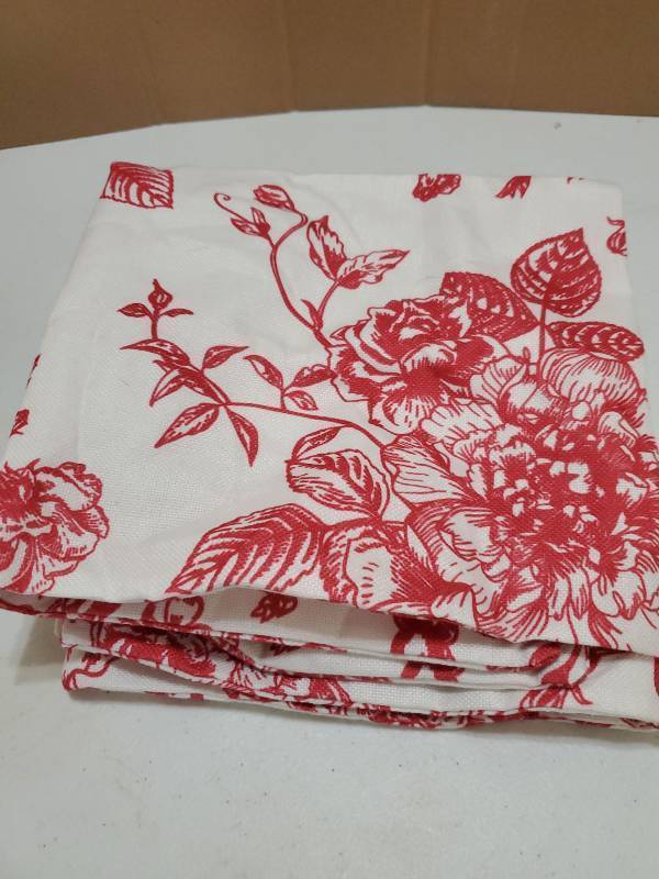 lot 15663 image: 3D Rose Flower Pillow Cover Pack of 2 Decorative Valentines Romantic Stereo Aesthetic Solid Pillowcase for Girl Women Girlfriend Couch Bedroom Decor 12x20 Inch Wine Red - Retail $27