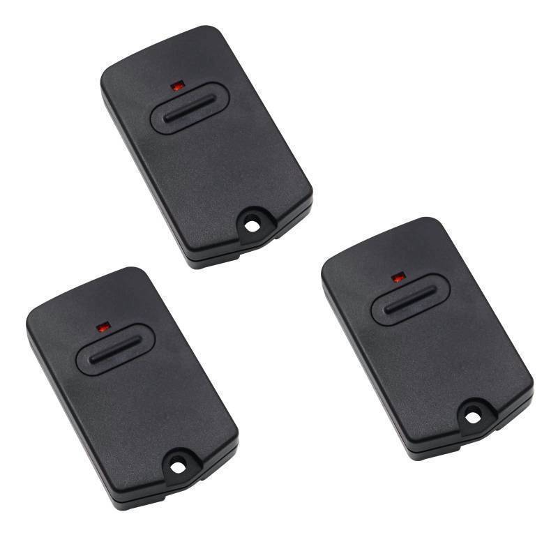 lot 43450 image: Mighty Mule Gate Opener Remote, 318MHZ Gate Remote Control for GTO Gate Openers, 9 Dip FM135 Gate Transmitter for MM371W MM572W etc. Gate Clicker Garage Door Entry Controller (3 Pack) - Retail $24