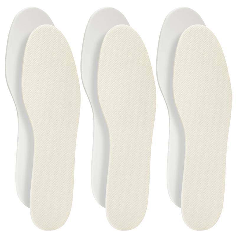 lot 43480 image: Shoe Filler Insert - Full Length Daily Latex Foam Shoe Inserts, Shoe Insoles for Shoes That are Too Big, 3 Pairs (EU 39, US Women 9 Men 6) - Retail $10