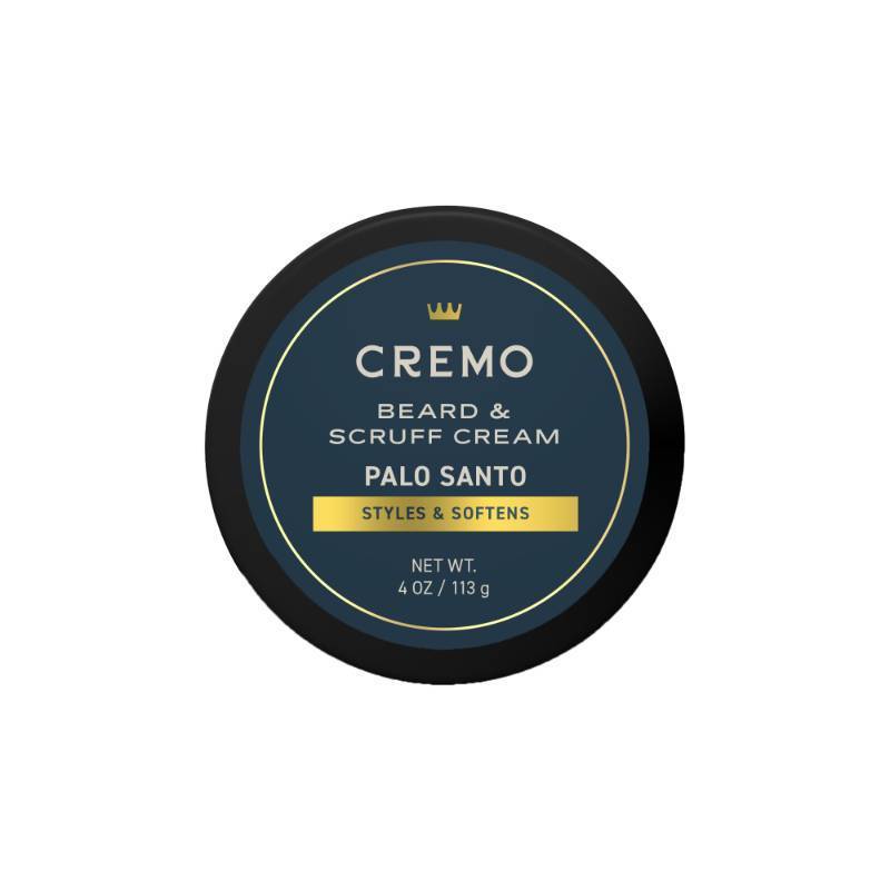 lot 36506 image: Cremo Beard & Scruff Cream, Palo Santo (Reserve Collection), 4 oz - Soothe Beard Itch, Condition and Offer Light-Hold Styling for Stubble and Scruff - Retail $12