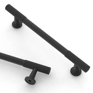 lot 22427 image: Asidrama 30 Pack 5 Inch(128mm) Matte Black Cabinet pulls Kitchen Cabinet Handles, Cabinet Pulls Kitchen Cabinet Hardware for Cupboard Drawer Pulls - Retail $110