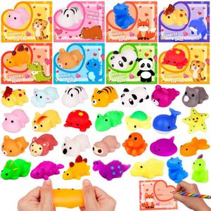 lot 22952 image: 28 Pack Valentines Day Gifts for Kids Classroom Valentines Day Cards with Kawaii Mochi Squishies Fidget Toys for Kids School Valentines for Kids Class Exchange Greeting Cards Party Favors Boys Girls