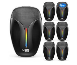 lot 22953 image: Upgraded Ultrasonic Repeller & Insect Indoor Repeller,Ultrasonic and Repellent for Roach,Rodent,Mouse,Bugs,Mosquito,Mice,Spider,Ant,3 Mode Switching,6 Packs - Retail $30