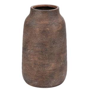 lot 33019 image: Briful Tall Rustic Ceramic Vase 9.6 Vintage Distressed Pottery Flower Vase with Antique White-Wash Finish Farmhouse Table Decor & Shelf Accent (Not Waterproof), Brown - Retail $28