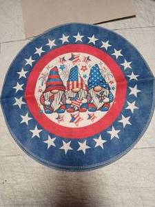 lot 42375 image: Patriotic 14 4th Of July Placemats Set Of 4 - Retail $15