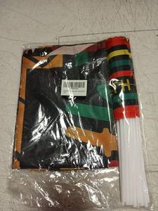 lot 42403 image: Juneteenth Flag and Decoration Set - Retail $15