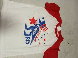 lot 42423 image: Kids Fourth of July Patriotic T-Shirt Size 3T - Retail $8