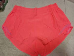 lot 42427 image: Coral Pink Athletic Running Shorts Size L - Retail $15