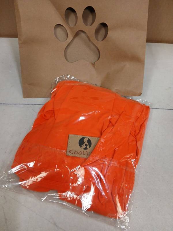 lot 31658 image: Orange Dog Jacket with ZOOLZ Brand Label - Retail $15